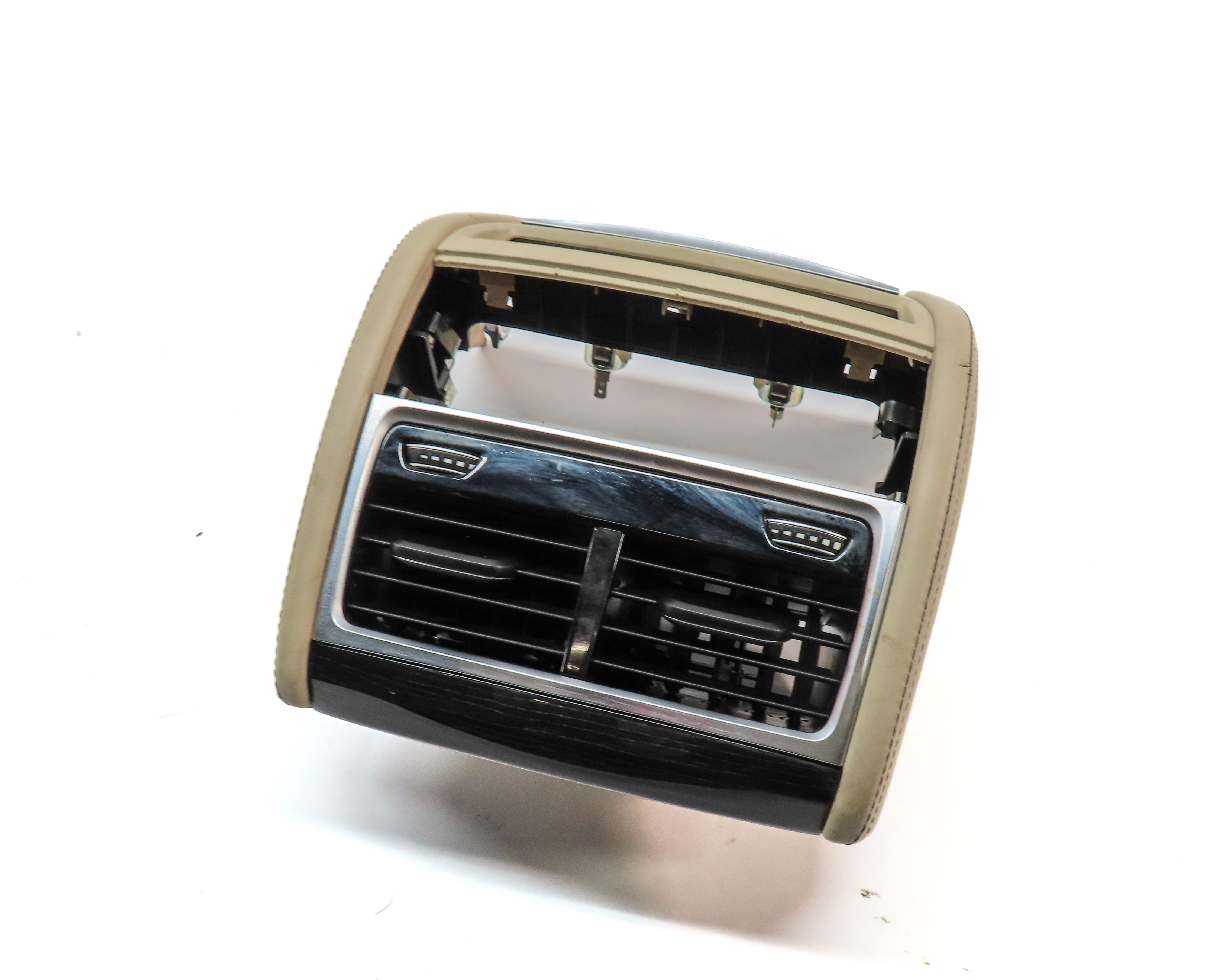 2016 BMW 750i (G11) REAR CENTER CONSOLE HVAC A/C HEATER AIR VENT w/ TRIM (BEIGE) — exact item pictured